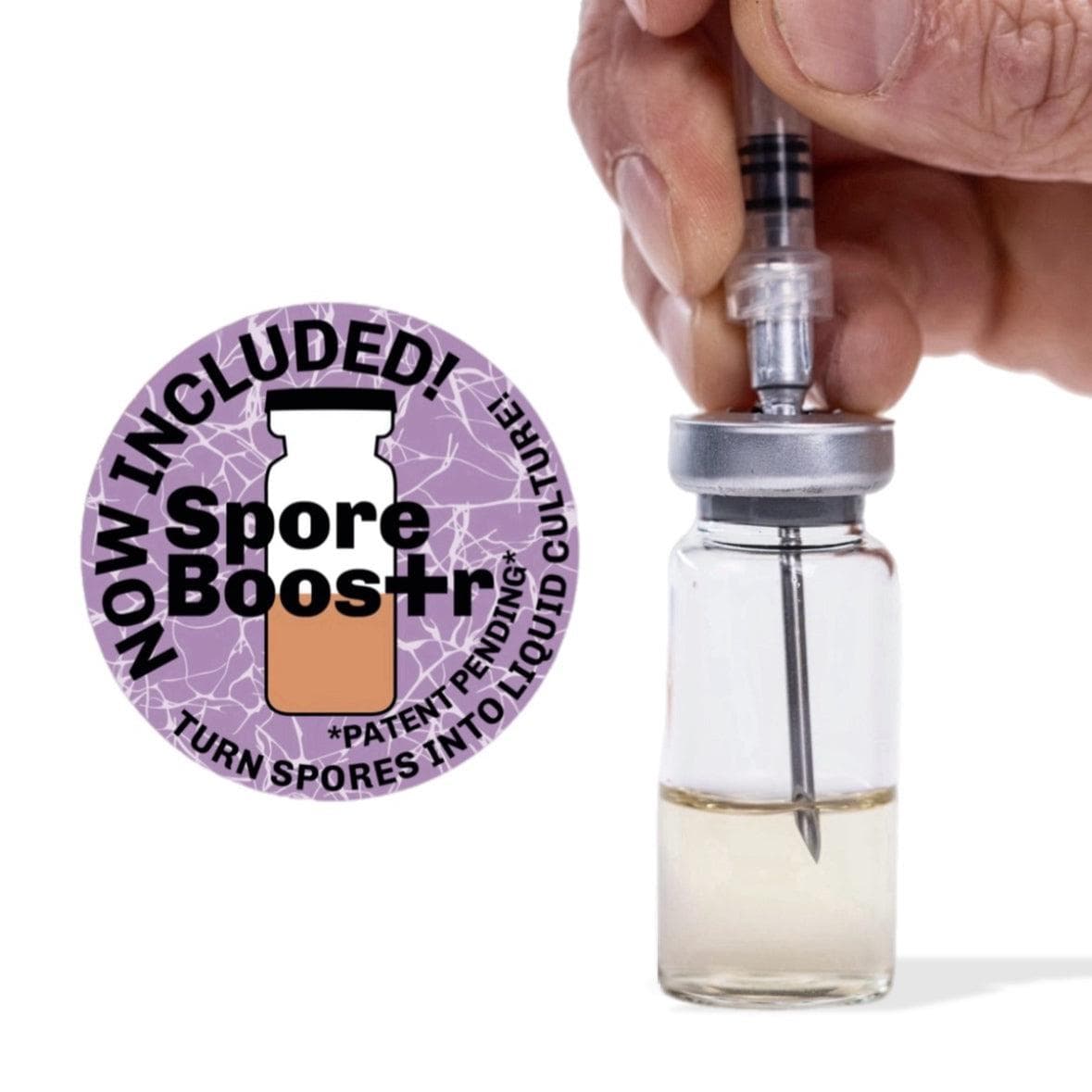 Sterile Substrate 'ShroomTek' + Spore Boostr All-In-One Mushroom Grow Bag