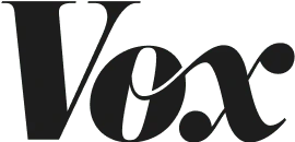 The Vox logo in bold, black serif font on a light background.