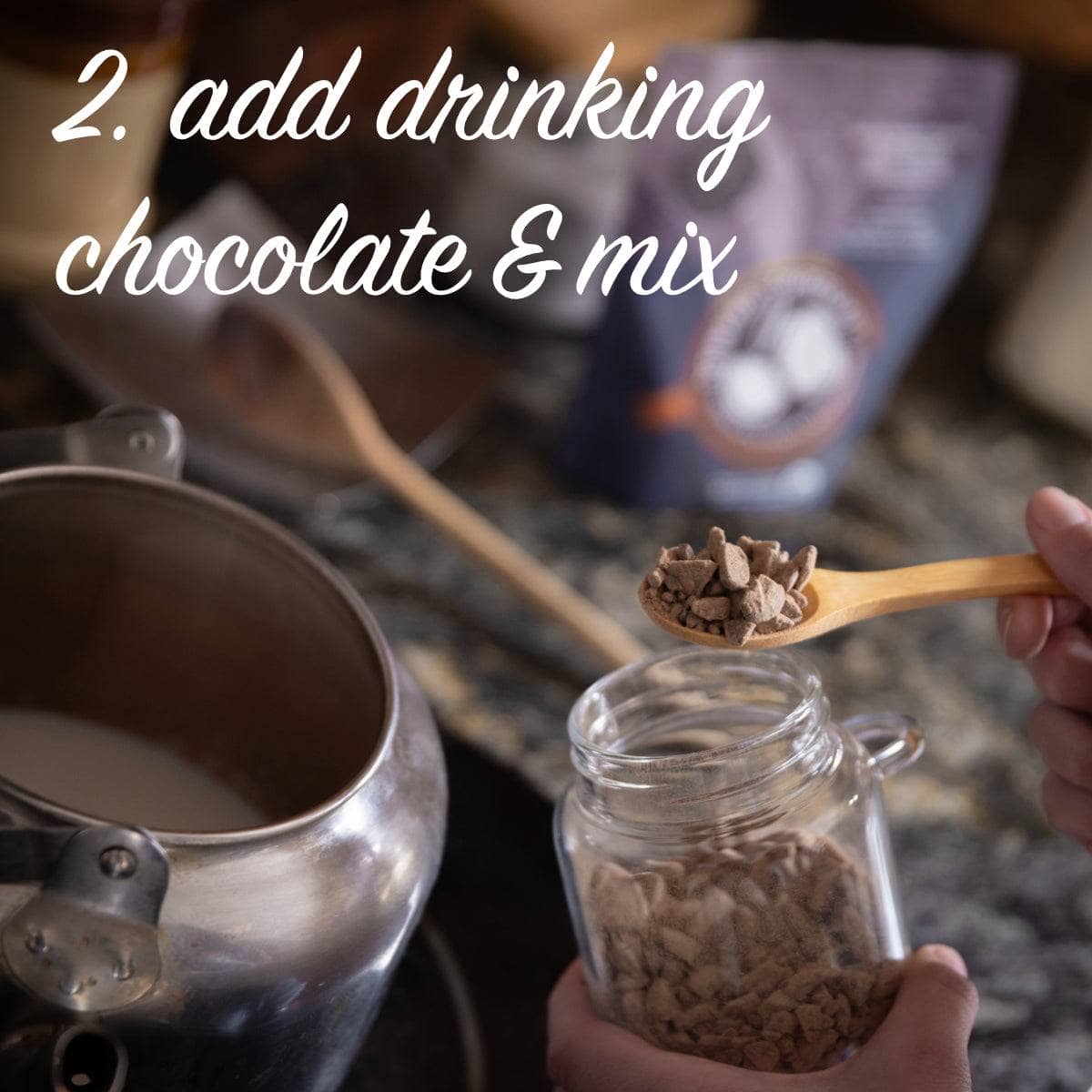 Wellness Supplements Drinking Chocolate with Functional Mushrooms