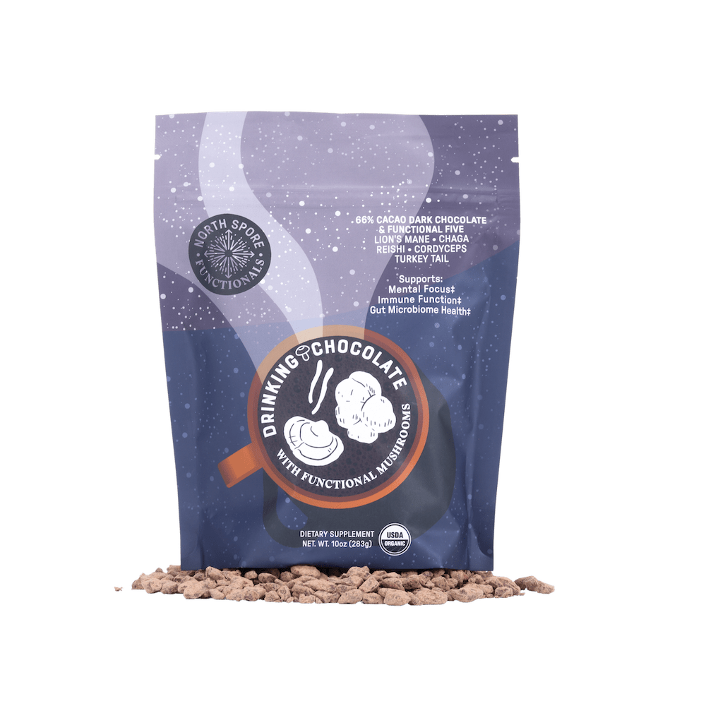 Wellness Supplements Drinking Chocolate with Functional Mushrooms