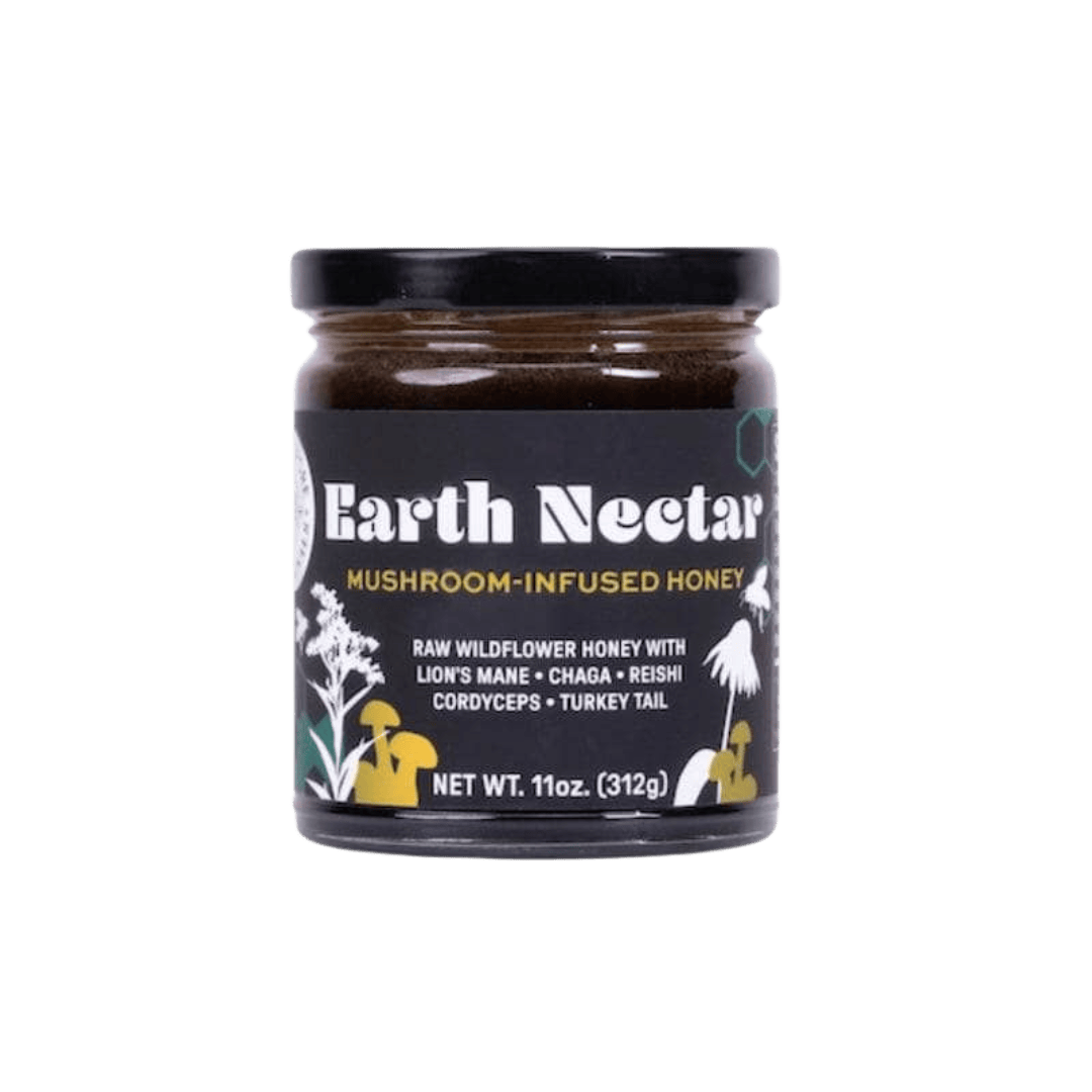 Wellness Supplements Earth Nectar: Mushroom-Infused Wildflower Honey