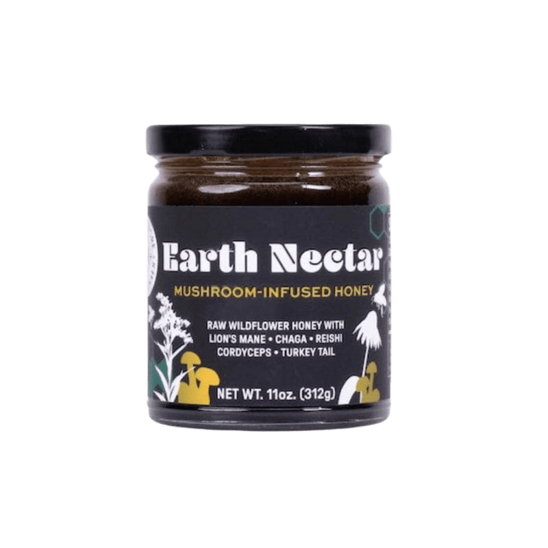 Wellness Supplements Earth Nectar: Mushroom-Infused Wildflower Honey