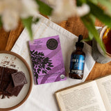 Image thumbnail: Wellness Supplements Lion's Mane Mushroom Tincture & Chocolate Wellness Set