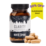 Image thumbnail: Wellness Supplements Organic ‘Clarity’ Mushroom Capsules (120 ct)