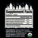 Image thumbnail: Wellness Supplements Organic ‘Clarity’ Mushroom Capsules (High Potency)