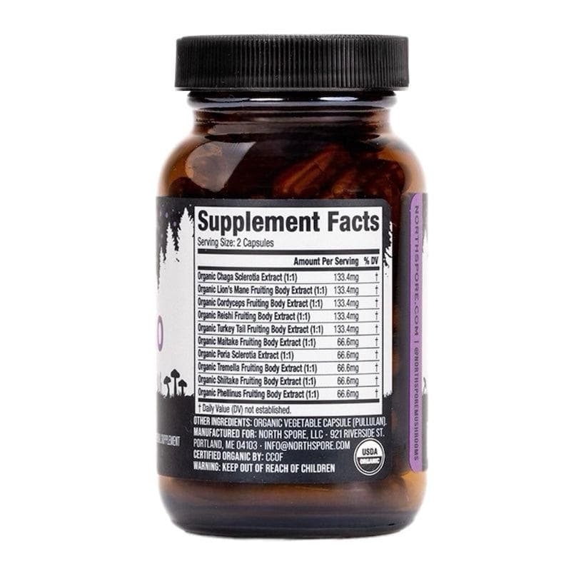 Wellness Supplements Organic ‘Spectrum 10’ Mushroom Capsules