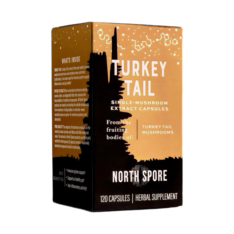 Wellness Supplements Organic Turkey Tail Mushroom Capsules