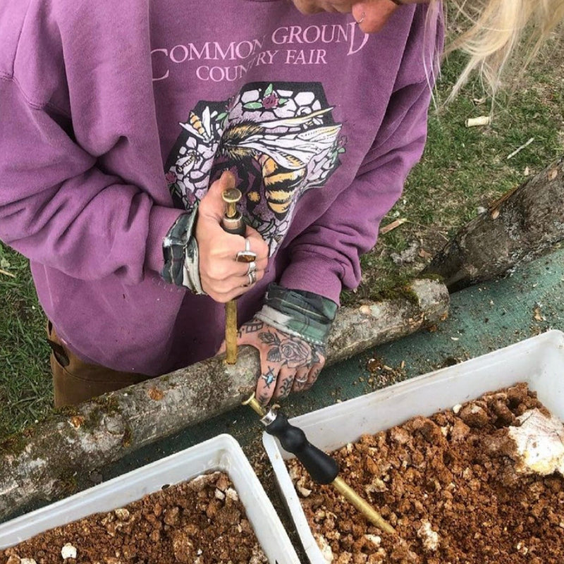 Cultivating Tools Thumb-Press Log Inoculation Tool