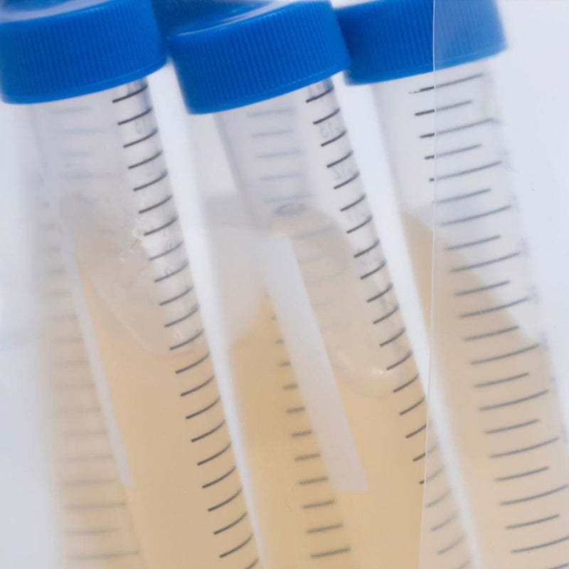 Pre-Poured Agar Slants for Culture Storage Close up(5 pack)