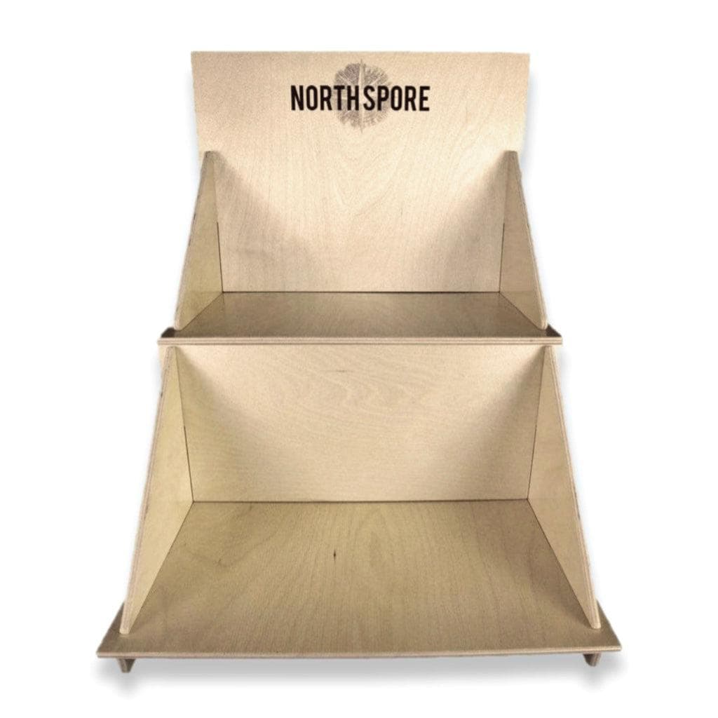 Retail Wholesale | Wooden 2-Shelf Countertop Display